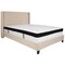 Flash Furniture Queen Platform Bed Set, Beige HG-BMF-35-GG - alternate 2